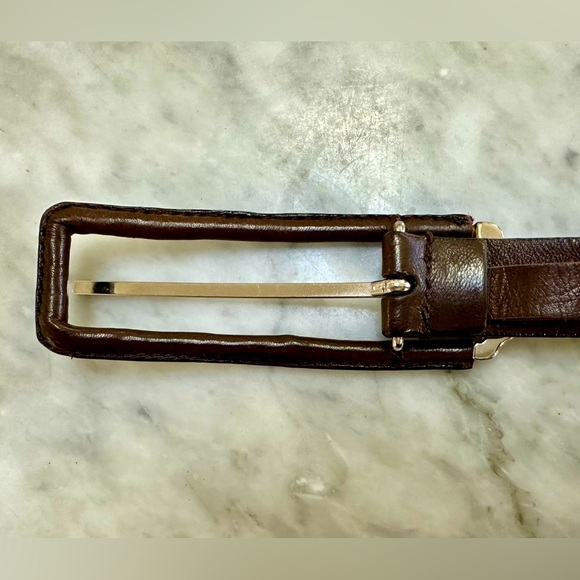 Prada women’s thin brown leather belt, size small, perfect condition! - Picture 5 of 5